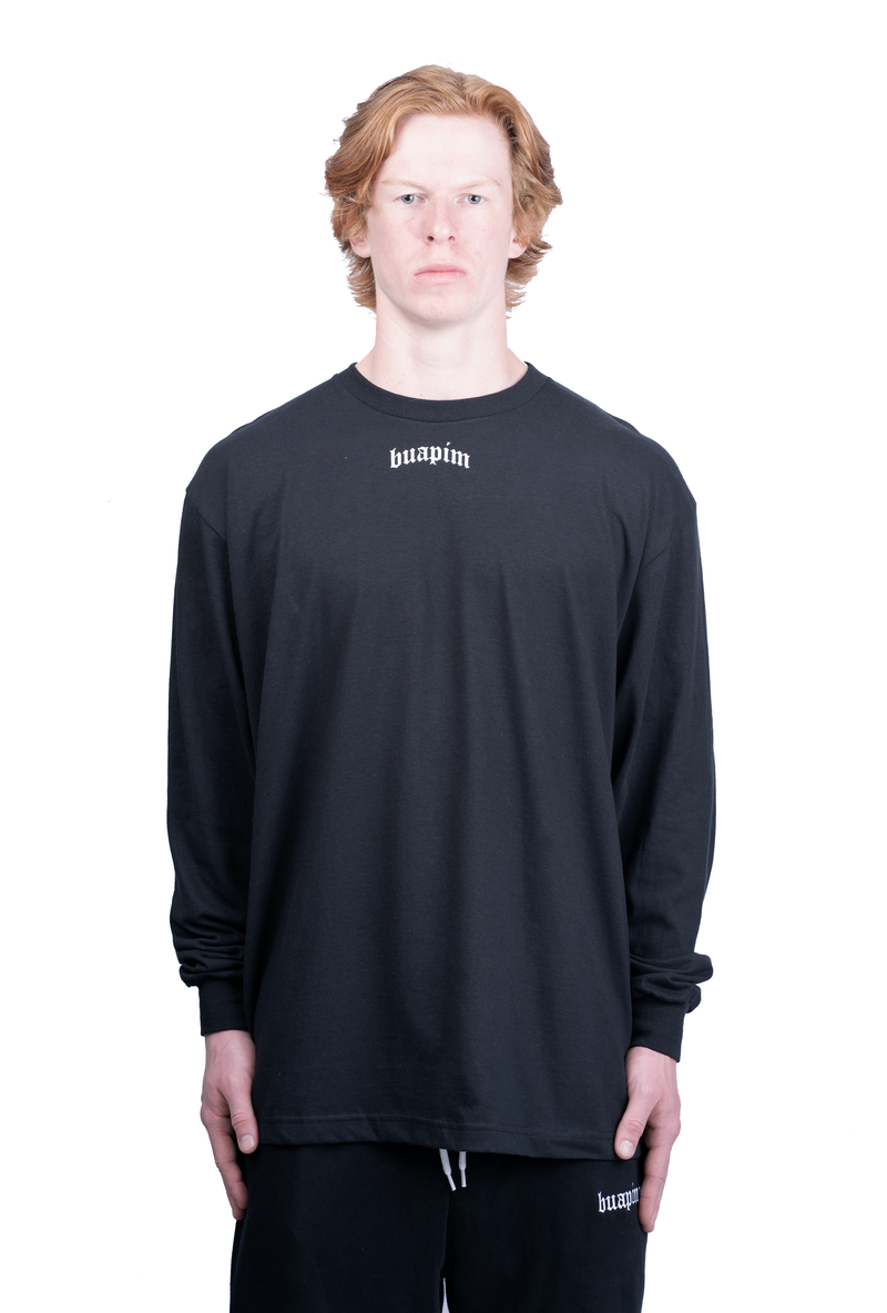 CONCAVE LONG SLEEVE BLACK