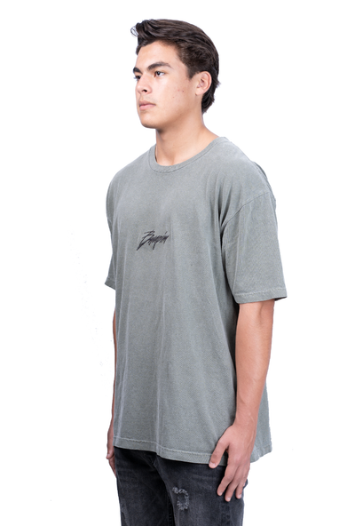 EMBROIDERY SIGNATURE FADED GREEN