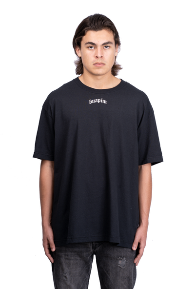 CREWNECK TEE-SHIRT WITH SIGNATURE BUAPIM DESIGN PRINT HEAVY-WEIGHT, SOFT-WASED GARMENT-DYED FABRIC.